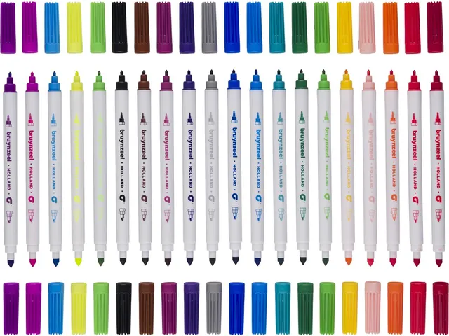 Bruynzeel kids Super Point viltstiften set 20 kleuren