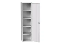 universele kast,HxBxD 2000x525x550mm,4xStalen bodem,draaigrendelslot