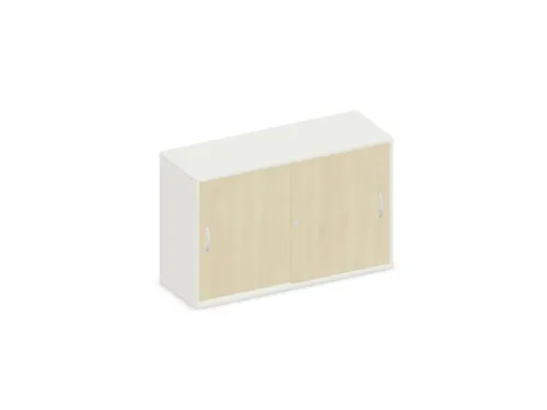 schuifdeurkast,HxBxD 770x1200x430mm,decor romp wit,decor front esdoorn