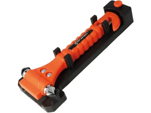 First Aid Only Noodhamer + Gordelsnijder incl. Houder 2 stuks Oranje