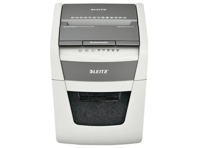 Papiervernietiger Leitz IQ Auto+ Small Office 50X P4 snippers 4x28mm