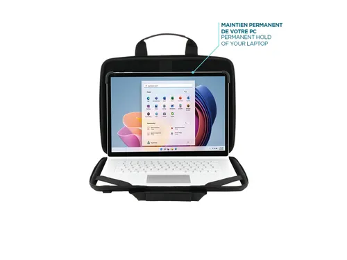 Mobilis TheOne Laptoptas 14 Inch Aktetas Zwart