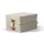 Puro opbergdoos medium laag A4 8 liter beige 2 stuks