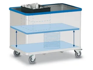 Bakwagen Aluminium 70kg (Veerkracht) 895x1515x745mm 615l - 4