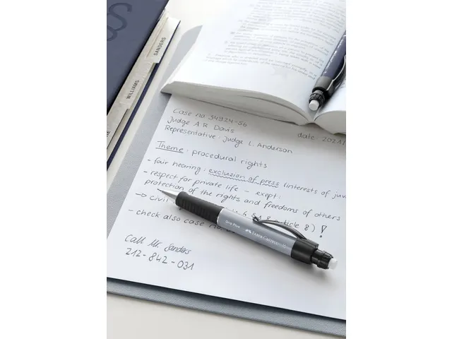 Vulpotlood Faber-Castell Grip Plus 0,7mm steengrijs
