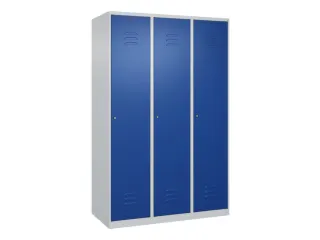 locker voor scheiding van kleding,HxBxD 1850x1200x500mm,3vak - 1