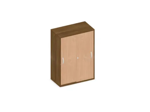 Schuifdeurkast 1150x800x430mm Romp Noten Decor Front Beuken