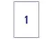 Etiket Avery J8167-25 199.6x289.1mm wit 25stuks
