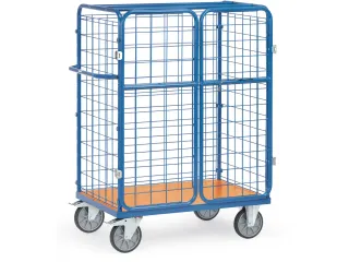 Pakketwagen 8481-3 Draadgaas Dubbele Vleugeldeur 600kg 1000x600mm - 3