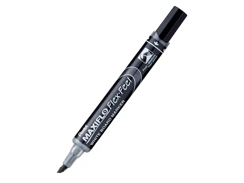 Viltstift Pentel MWL5SBF Maxiflo whiteboard zwart 1-5mm