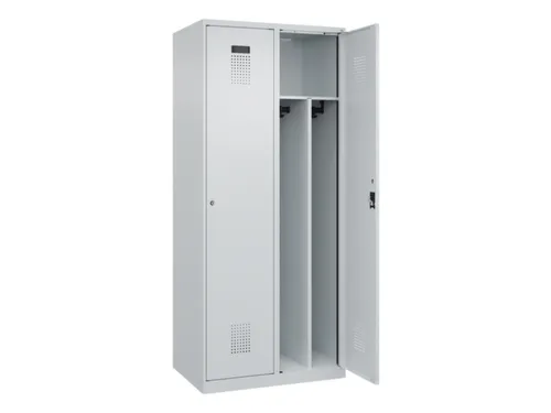 locker voor scheiding van kleding,HxBxD 1850x800x500mm,2vak