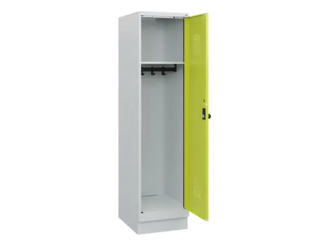 schoollocker,HxBxD 1630x400x500mm,1vak,vak B 400mm,draaigrendel,sokkel