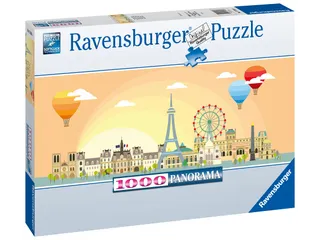 Puzzel Ravensburger Een dag in Parijs 1000 stukjes - 1