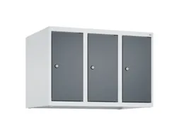 opzetkast,v. locker,3vak.,vak B 250mm,HxBxD 500x750x500mm,vleugeldeur
