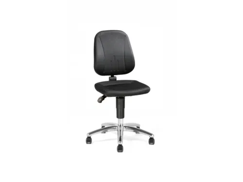 ESD-werkplaatsstoel stof zwart 440-620mmx460x470mm wielen