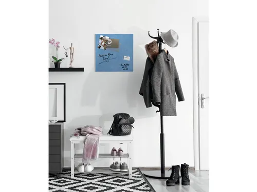 Glas Magneetbord Sigel Artverum Blue Structure mat 48x48cm