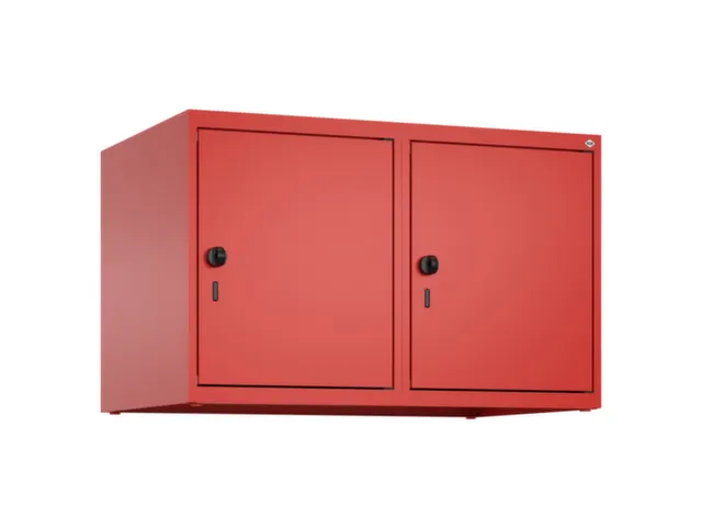 opzetkast,v. locker,2vak.,vak B 400mm,HxBxD 500x800x500mm,draaigrendel