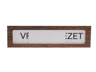Premium Schuifbord Donker Houtlook Wit Vrij Bezet 150x40mm - 2