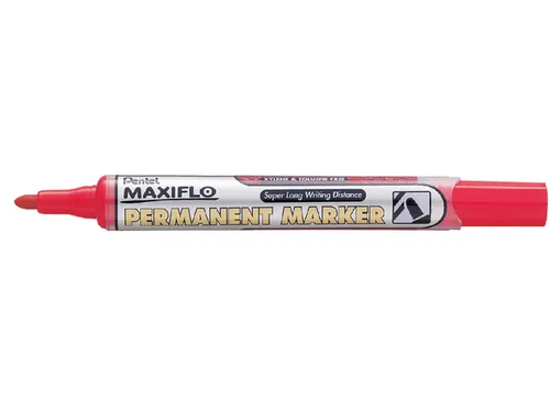 Viltstift Pentel NLF50 maxiflo rond rood 1.5-3mm