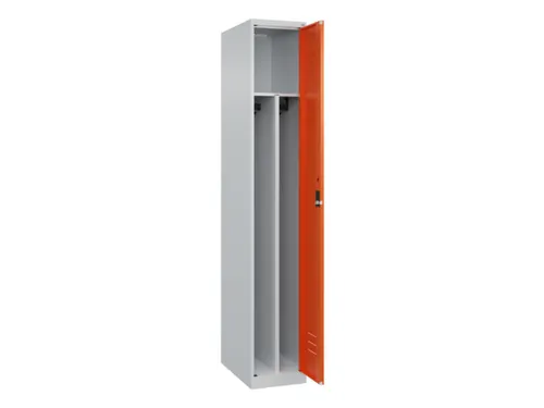 locker voor scheiding van kleding,HxBxD 1850x300x500mm,1vak