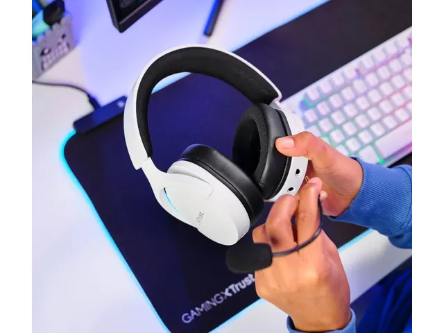 GXT 491W Fayzo Gaming Headset dual draadloos Wit