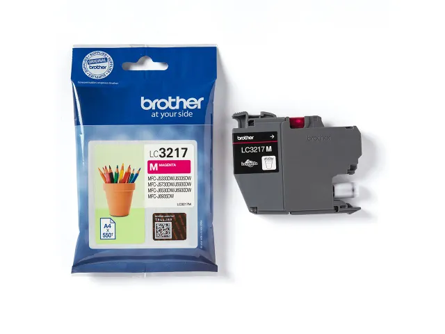 Inktcartridge Brother LC-3217M rood