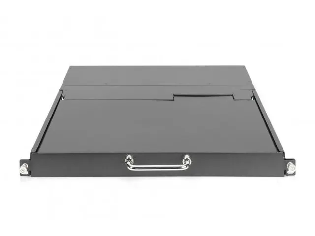 43,2cm HD TFT-console 16-poorts VGA KVM Duits toetsenbord zwart