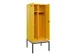 locker met bank,voor scheiding van kleding,HxBxD 2120x800x815mm,2vak