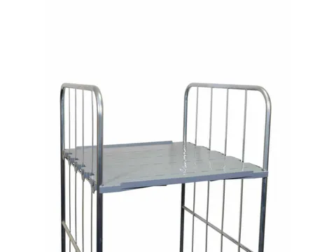 hygiënisch legbord,v. Gaasbox BxD 710x762mm,draagverm. 150kg,HDPE