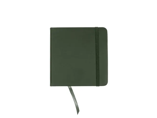 Schetsboek Kangaro 12x12cm forest green PU HC 80 vel 140gr roomwit met