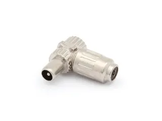 Haakse TV-Plug 9.5mm/2.3mm - Mannelijk - Metaal - 1