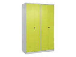 PBM-locker,HxBxD 1850x1200x500mm,4vak,vak B 300mm,draaigrendel