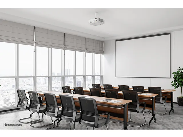 Neomounts BEAMER-C80WHITE Beamer plafondbeugel - max 15 kg - h 13-20 c