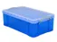 Opbergbox Really Useful 12 liter 465x270x150mm transparant blauw