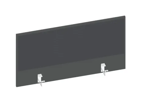 baliepaneel bureau aanbouw achter MS-donkergrijs antraciet 1000mm