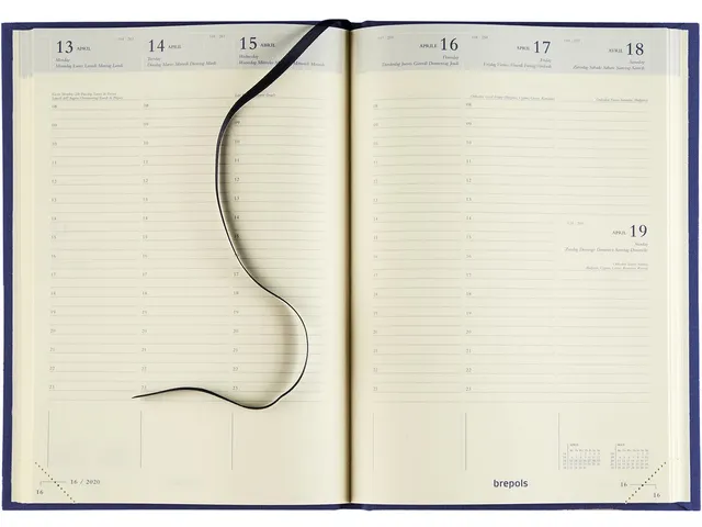 schoolagenda Bretime Lima, zwart, 2026-2027