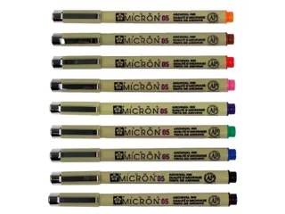 Fineliner Sakura Pigma Micron 05 0.45mm set à 9 kleuren - 2