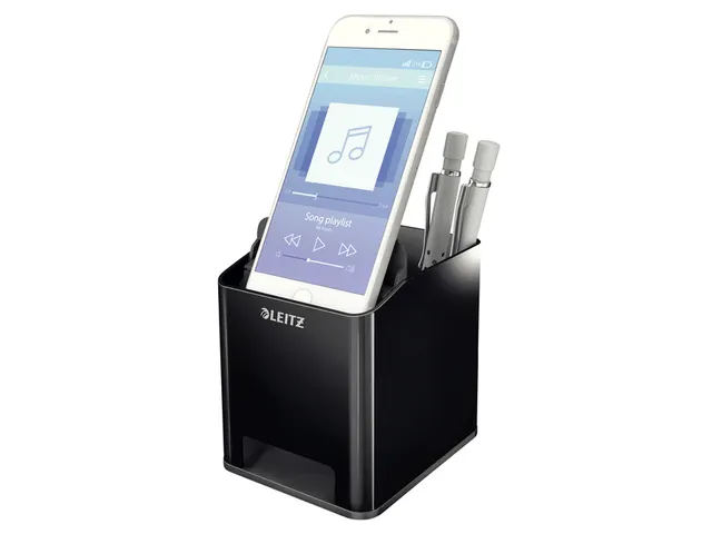 Pot à crayons Leitz Dual noir/gris