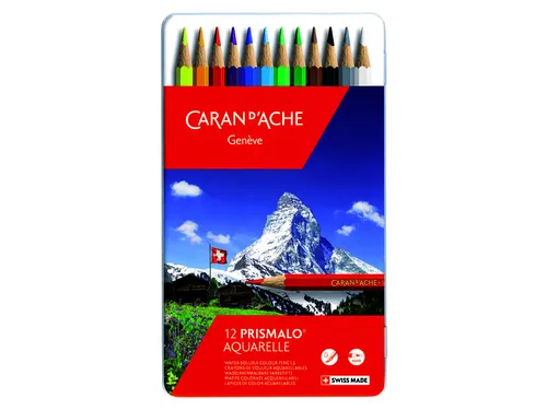 Kleurpotloden Caran d'Ache Prismalo 12 stuks assorti