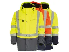 Tranemo 4818 hi-vis parka, grijs/geel, maat L, per stuk