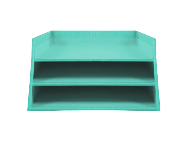 Kartonnen postmand met 3 niveaus