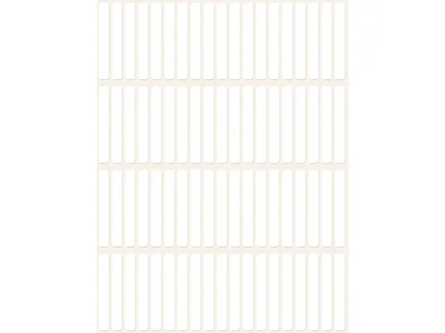 etiket Zweckform 37x5mm wit pakje a 1976 etiketjes