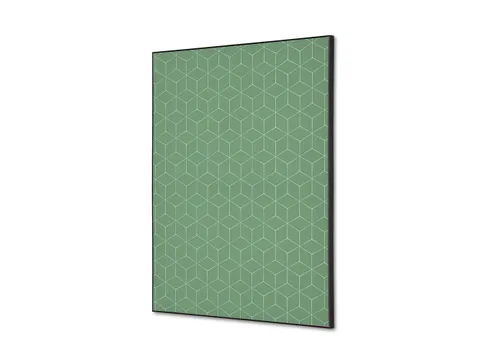 Wanddecoratie Textiel Set A2 Hexagon Groen