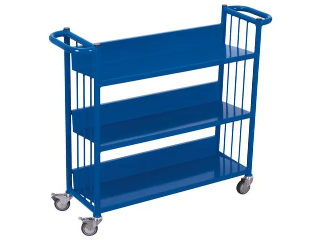 Boeken- En Dossierwagen Draagvermogen 150kg 3 Etages