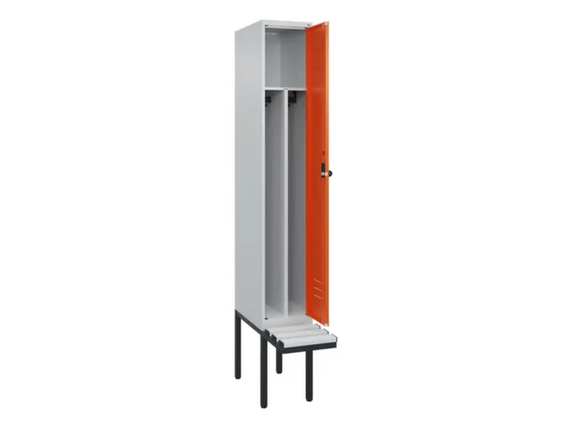 locker voor scheiding van kleding,HxBxD 2120x300x815mm,1vak