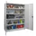 Zwaarlastkast 1950x1470x630mm 4legborden Plaatstaal Ral7035