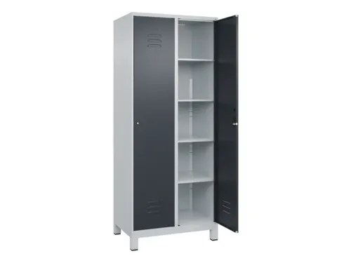 wasgoedverdeelkast,HxBxD 1950x800x500mm,vak B 400mm,cilinderslot