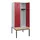 locker met bank,HxBxD 1950x800x815mm,2vak,vak B 400mm,cilinderslot