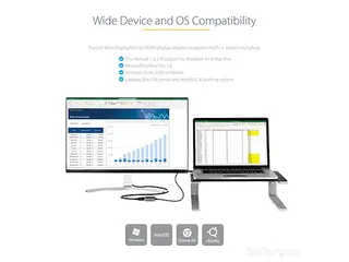 Mini DisplayPort TO HDMI Adapter 1080P - 5