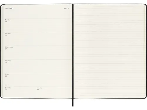 Agenda 2027 Msk Plan Week xl hc black